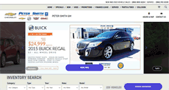Desktop Screenshot of petersmithgm.com